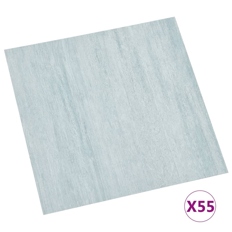 vidaXL 55 db zöld öntapadó PVC padlólap 5,11 m²