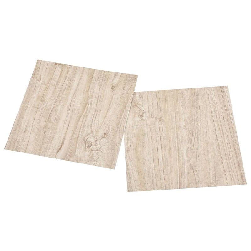 vidaXL 55 db világosbarna öntapadó PVC padlólap 5,11 m²