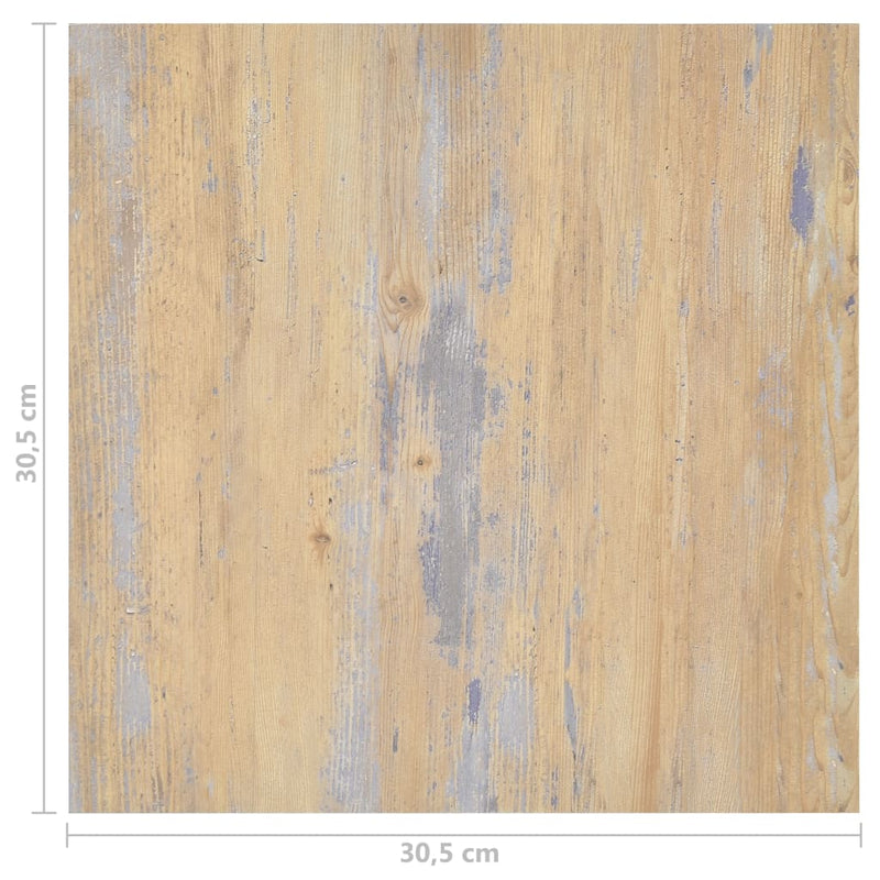 vidaXL 55 db barna öntapadó PVC padlólap 5,11 m²
