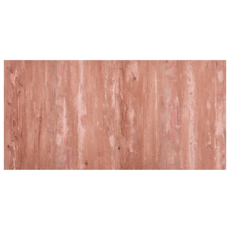 vidaXL 55 db piros öntapadó PVC padlólap 5,11 m²
