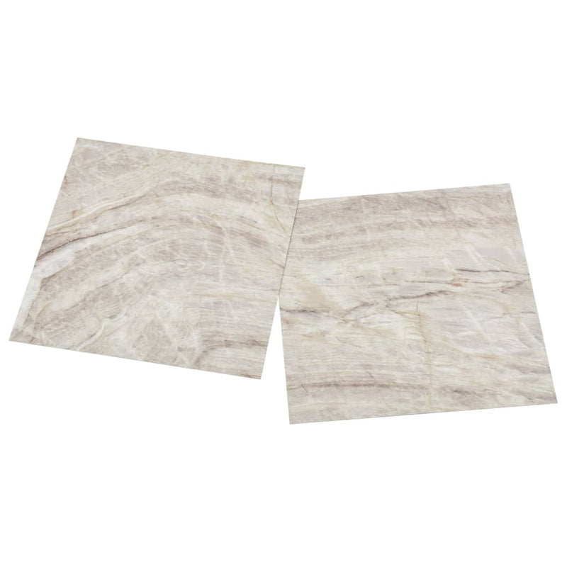 vidaXL 55 db bézs öntapadó PVC padlólap 5,11 m²