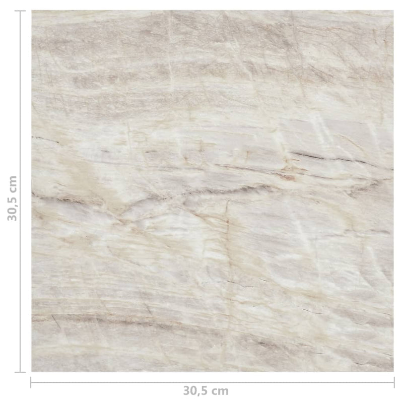 vidaXL 55 db bézs öntapadó PVC padlólap 5,11 m²