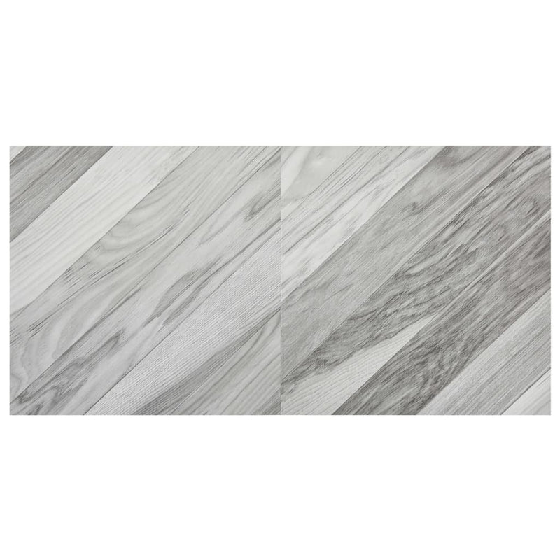 vidaXL 55 db szürke csíkos öntapadó PVC padlólap 5,11 m²