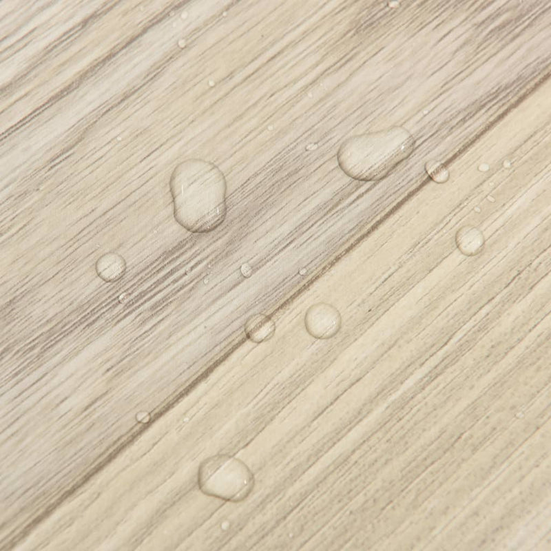 vidaXL 55 db bézs csíkos öntapadó PVC padlólap 5,11 m²