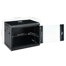 vidaXL 9U fali hálózati szekrény 19" IP20 600 x 450 x 510 mm