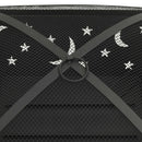 vidaXL acél XXL méretű tűztál piszkavassal 62 cm