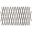 vidaXL 5 darab rácsos fűzfa kerítés 180 x 30 cm