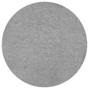 vidaXL szürke szegecses aljú kerek PP műfű átm. 130 cm