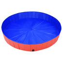vidaXL összehajtható piros PVC kutyamedence 200 x 30 cm