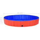 vidaXL összehajtható piros PVC kutyamedence 200 x 30 cm