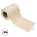 vidaXL krémszínű kerti PVC árnyékoló kerítés 35 x 0,19 m