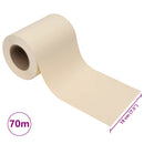 vidaXL krémszínű kerti PVC árnyékoló kerítés 70 x 0,19 m