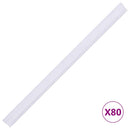 vidaXL 4 db szürke PVC árnyékoló kerítés 35 x 0,19 m