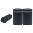 vidaXL 4 db matt sötétszürke PVC árnyékoló kerítés 35 x 0,19 m