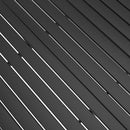 vidaXL antracitszürke acél kerti asztal 190 x 80 x 72 cm