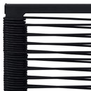 vidaXL 4 db fekete PVC rattan kerti szék