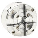 vidaXL 4 pofás ezüst acél fa tokmány M33 csatlakozóval 96 mm