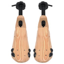 vidaXL 2 db tömör fenyőfa sámfa 41-46-os méret