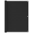 vidaXL antracitszürke HDPE erkélytakaró 120 x 600 cm