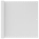 vidaXL fehér HDPE erkélytakaró 90 x 300 cm