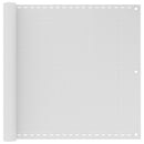 vidaXL fehér HDPE erkélytakaró 90 x 500 cm
