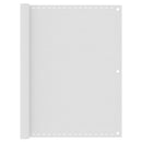 vidaXL fehér HDPE erkélytakaró 120 x 500 cm