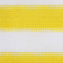 vidaXL sárga és fehér HDPE erkélyparaván 120 x 600 cm