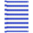 vidaXL kék és fehér HDPE erkélytakaró 90 x 500 cm