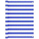 vidaXL kék és fehér HDPE erkélytakaró 120 x 500 cm