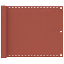 vidaXL terrakotta HDPE erkélytakaró 75 x 300 cm