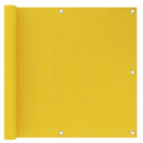 vidaXL sárga HDPE erkélytakaró 90 x 300 cm