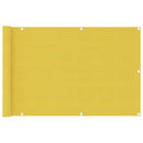 vidaXL sárga HDPE erkélyparaván 90 x 400 cm