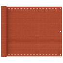 vidaXL narancssárga HDPE erkélytakaró 75 x 300 cm