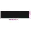 vidaXL fekete HDPE erkélytakaró 75 x 300 cm