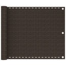 vidaXL barna HDPE erkélytakaró 75 x 300 cm