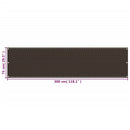 vidaXL barna HDPE erkélytakaró 75 x 300 cm