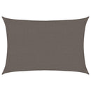 vidaXL antracitszürke HDPE napvitorla 160 g/m² 2 x 2,5 m