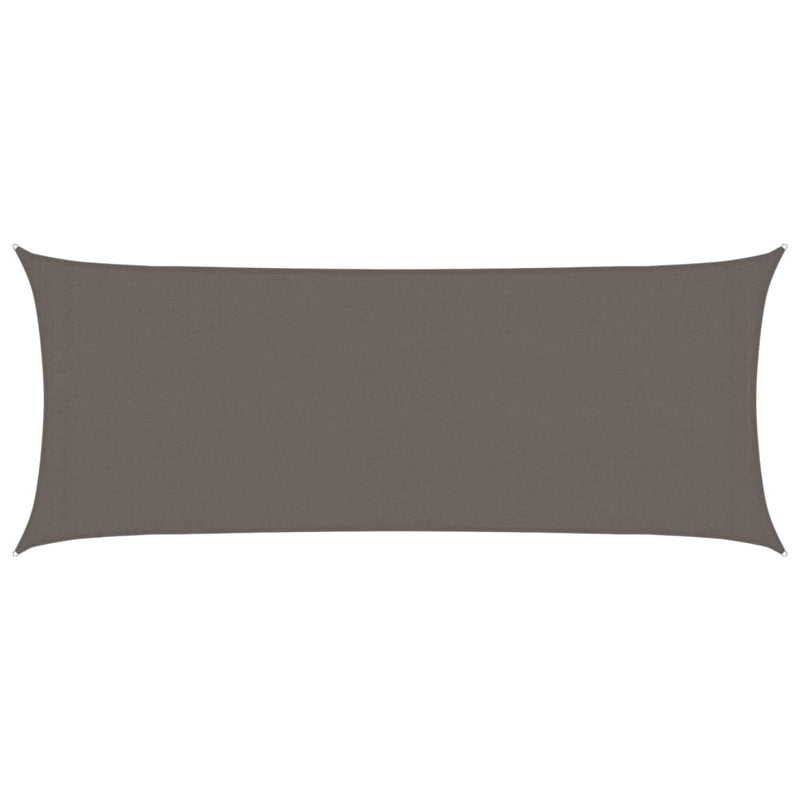 vidaXL antracitszürke HDPE napvitorla 160 g/m² 2 x 5 m