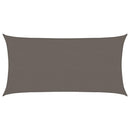 vidaXL antracitszürke HDPE napvitorla 160 g/m² 2,5 x 5 m