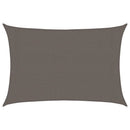 vidaXL antracitszürke HDPE napvitorla 160 g/m² 3 x 4 m