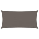 vidaXL antracitszürke HDPE napvitorla 160 g/m² 3 x 6 m