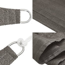 vidaXL antracitszürke HDPE napvitorla 160 g/m² 5 x 6 x 6 m