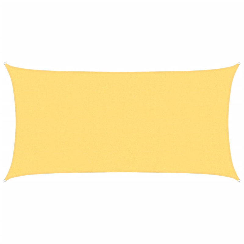 vidaXL bézs HDPE napvitorla 160 g/m² 2 x 3,5 m