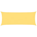 vidaXL bézs HDPE napvitorla 160 g/m² 2 x 5 m