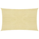 vidaXL bézs HDPE napvitorla 160 g/m² 2,5 x 5 m