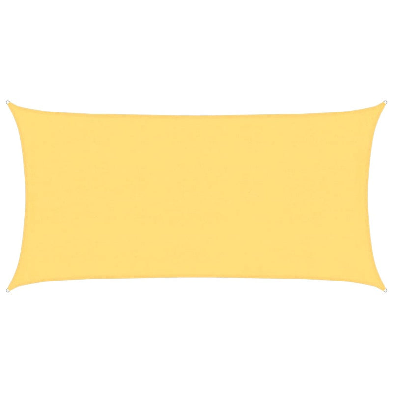 vidaXL bézs HDPE napvitorla 160 g/m² 4 x 7 m