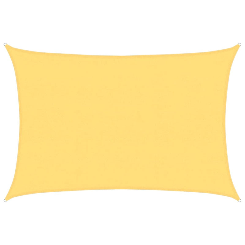 vidaXL bézs HDPE napvitorla 160 g/m² 5 x 7 m