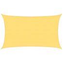 vidaXL bézs HDPE napvitorla 160 g/m² 5 x 8 m