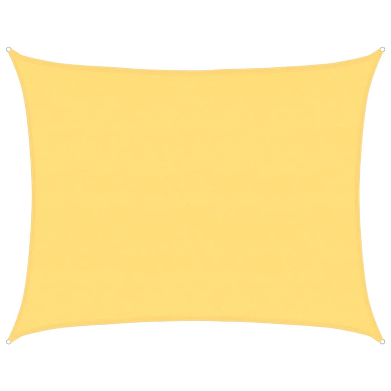 vidaXL bézs HDPE napvitorla 160 g/m² 6 x 7 m