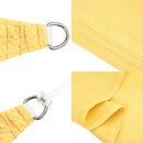 vidaXL bézs HDPE napvitorla 160 g/m² 2,5 x 2,5 x 3,5 m